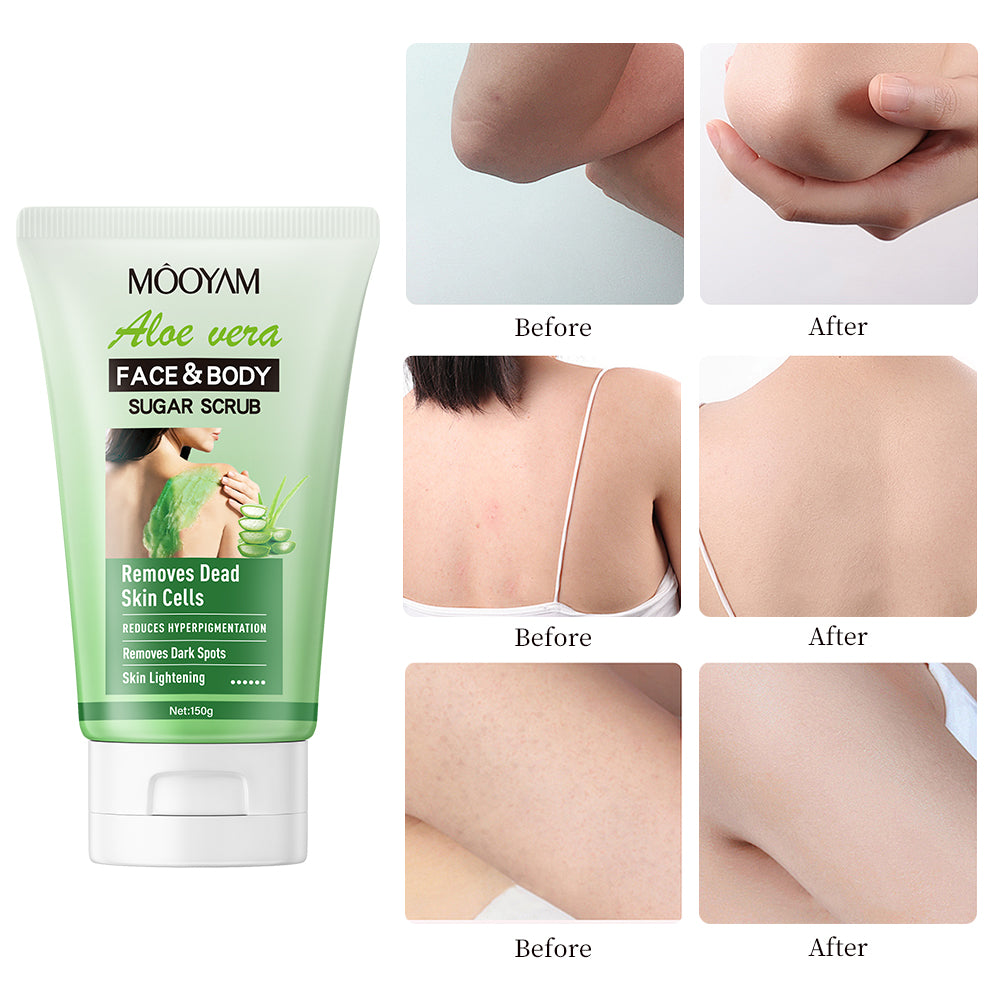 MOOYAM Aloe Vera Face & Body Sugar Scrub