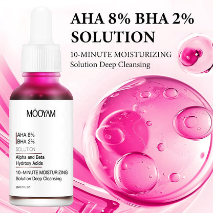 MOOYAM AHA 8% + BHA 2% Peeling Solution