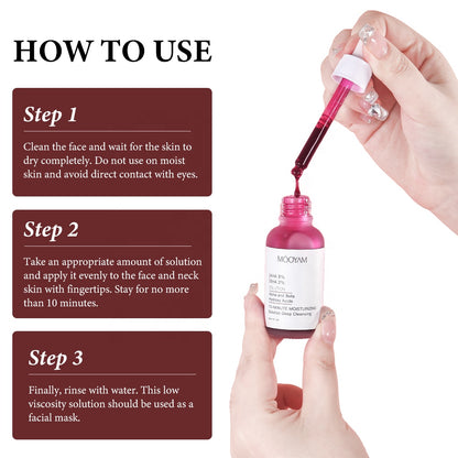 MOOYAM AHA 8% + BHA 2% Peeling Solution
