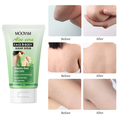 MOOYAM Aloe Vera Face & Body Sugar Scrub