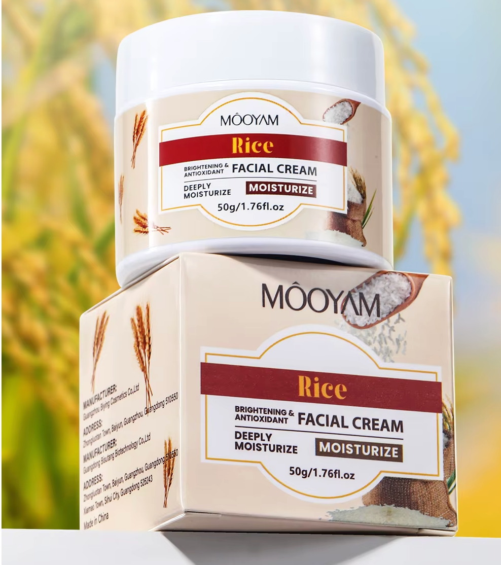 Crème Hydratante Éclat au Riz – MOOYAM Rice Facial CreamCrème au riz MOOYAM