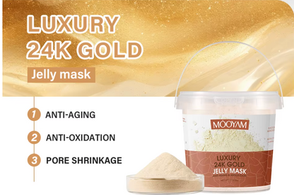 Luxury 24K Gold Jelly Mask – Masque Raffermissant & Éclat MOOYAM
