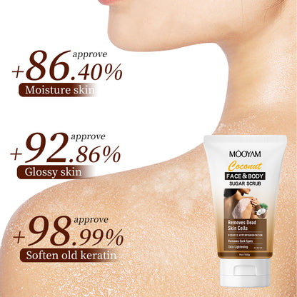 MOOYAM Coconut Face & Body Sugar Scrub