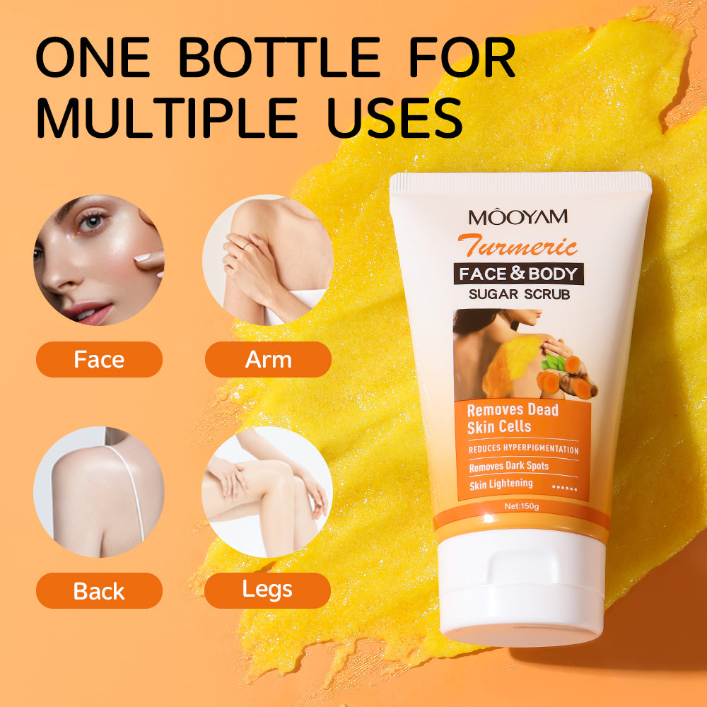 MOOYAM Turmeric Face & Body Sugar Scrub