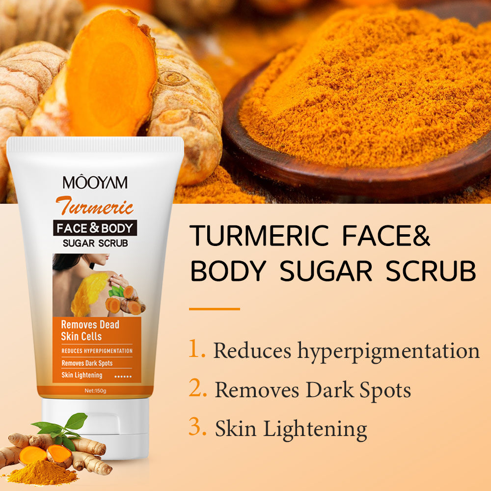 MOOYAM Turmeric Face & Body Sugar Scrub