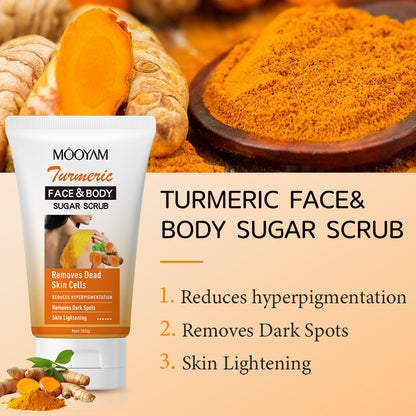 MOOYAM Turmeric Face & Body Sugar Scrub