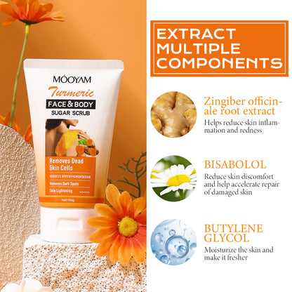 MOOYAM Turmeric Face & Body Sugar Scrub
