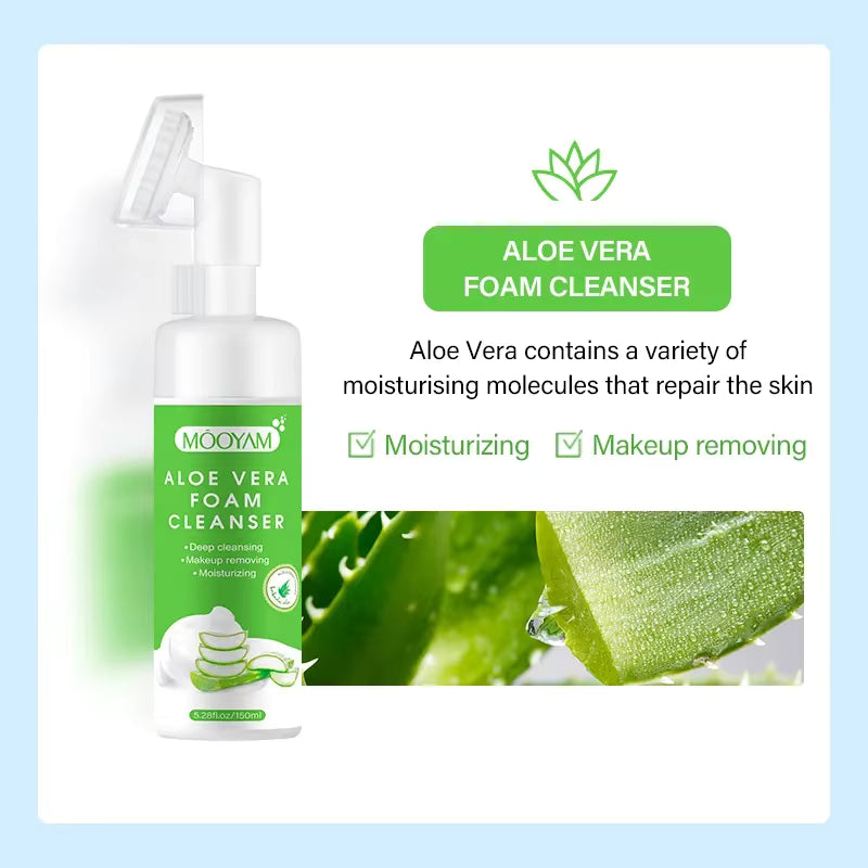 MOOYAM Foaming Cleanser à l’Aloe Vera.
