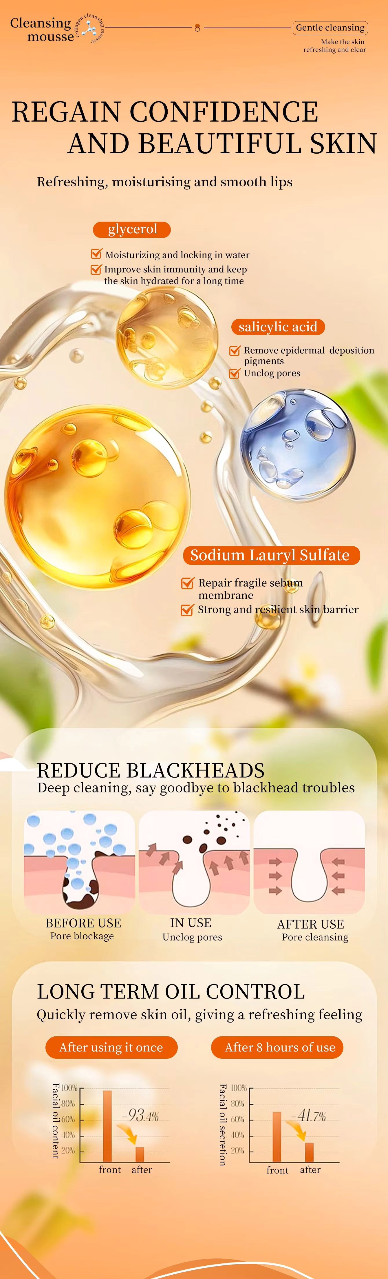 MOOYAM Foaming Cleanser au Collagène