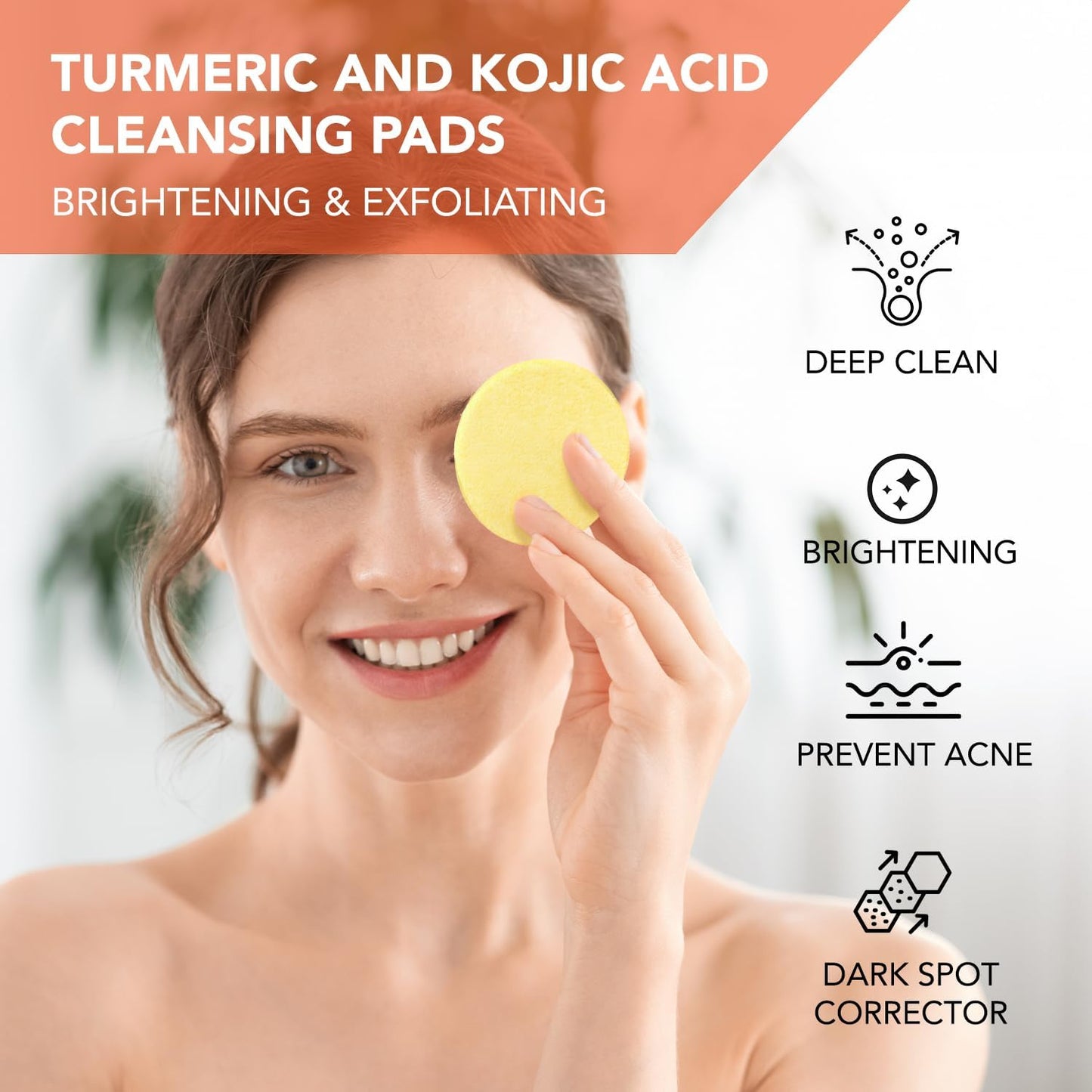 MOOYAM Turmeric & Kojic Acid Cleansing Pads
