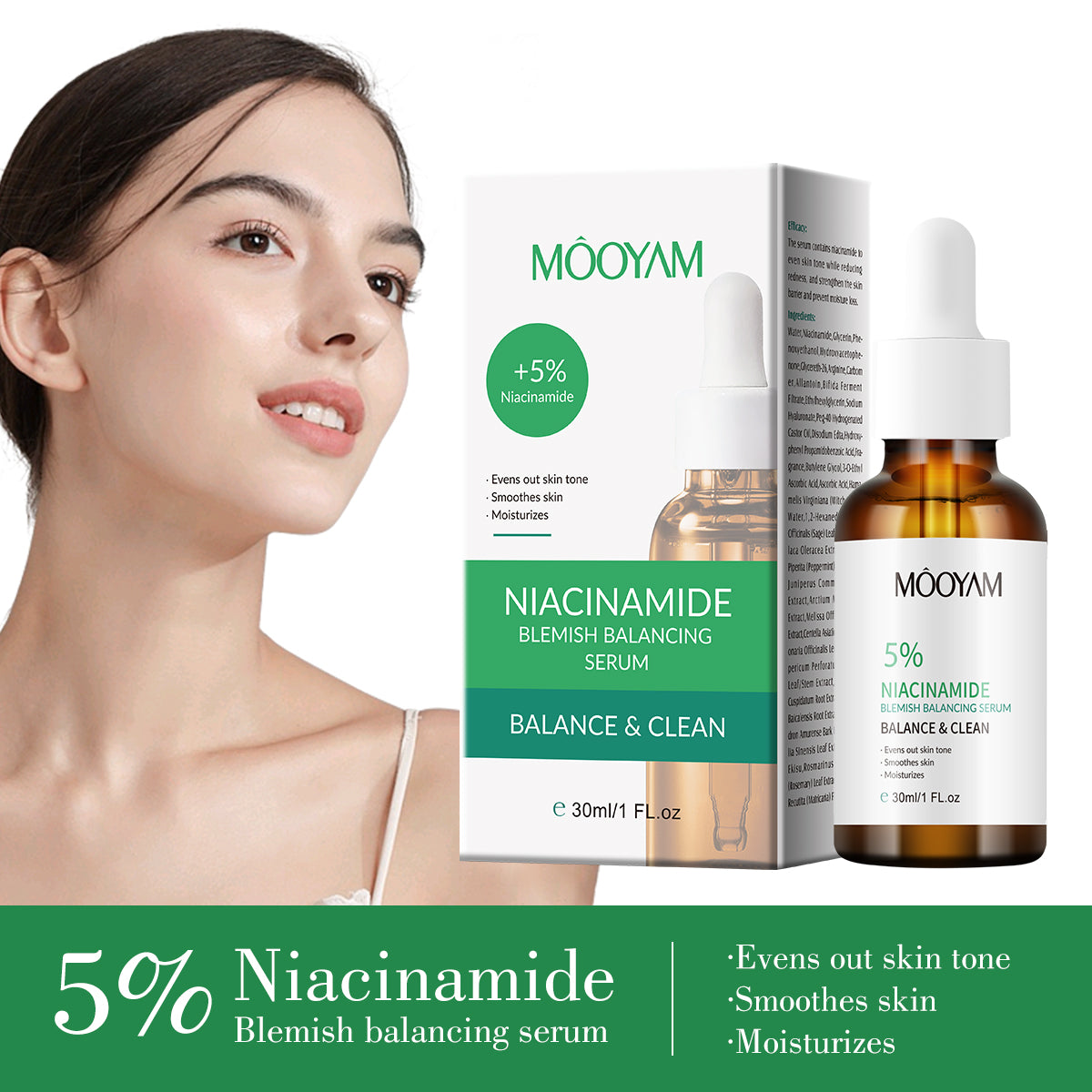 MOOYAM Niacinamide 5% Blemish Balancing Serum