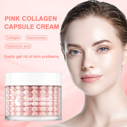 Crème de Nuit Raffermissante – MOOYAM Pink Collagen Capsule Cream