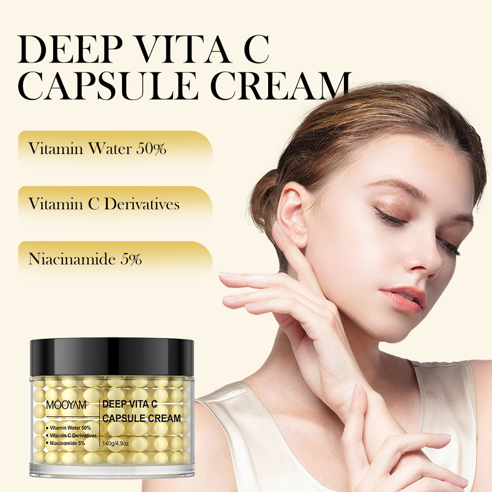 Crème Éclat Vitaminée MOOYAM – Deep Vita C Capsule Cream