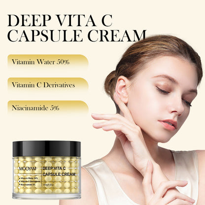 Crème Éclat Vitaminée MOOYAM – Deep Vita C Capsule Cream